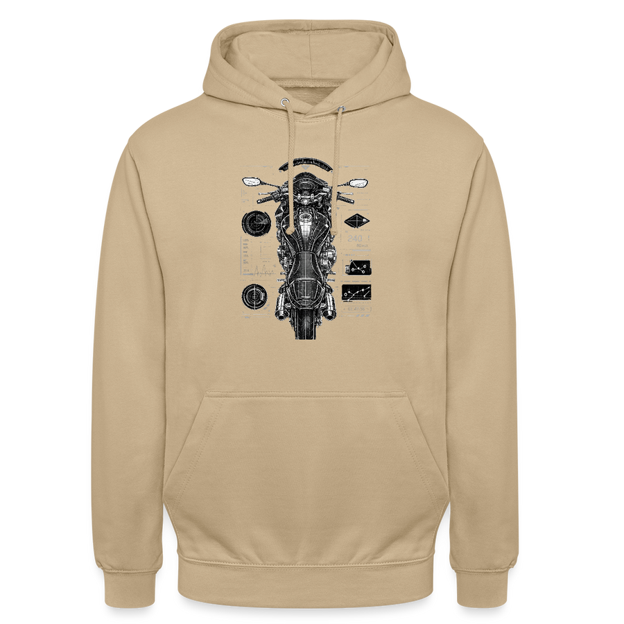 Suzuki gsf 650 [Hoodie] - Top-Down Tech - Chest Print