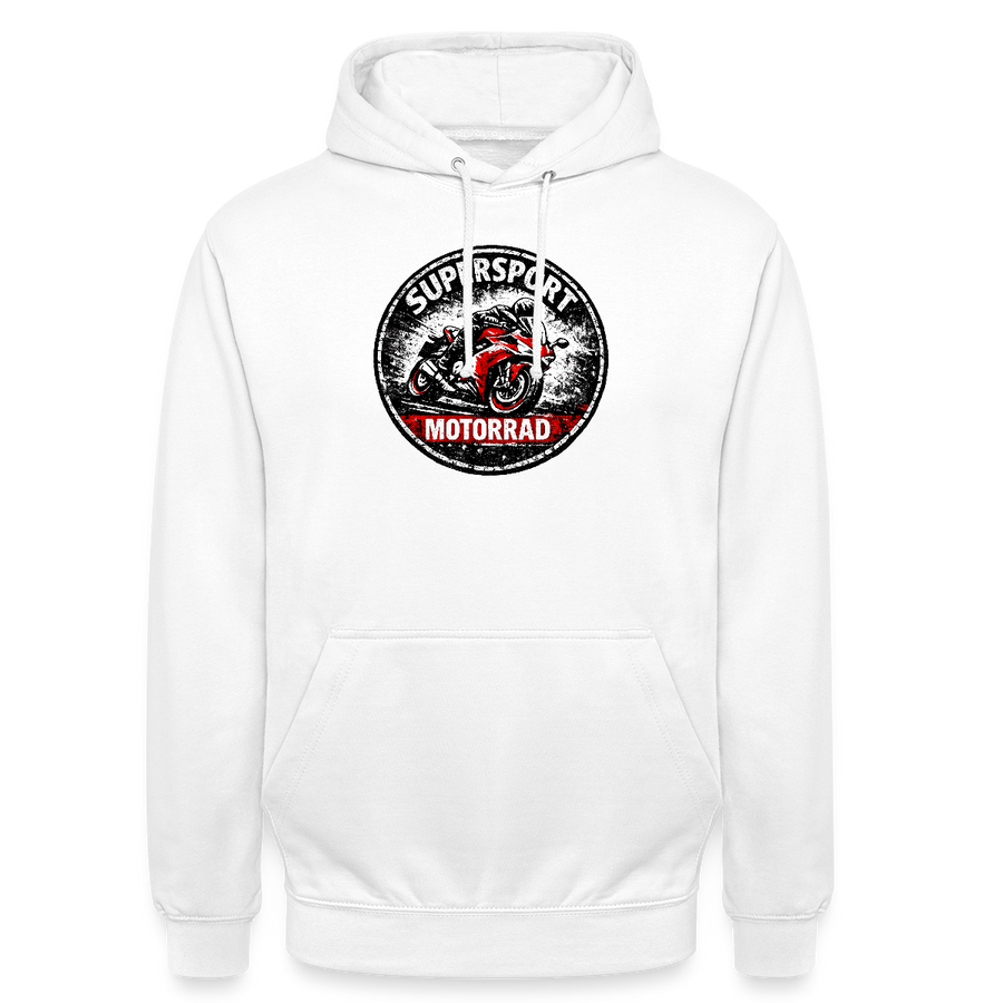 Ducati supersport [Hoodie] - Grunge Badge - Chest Print