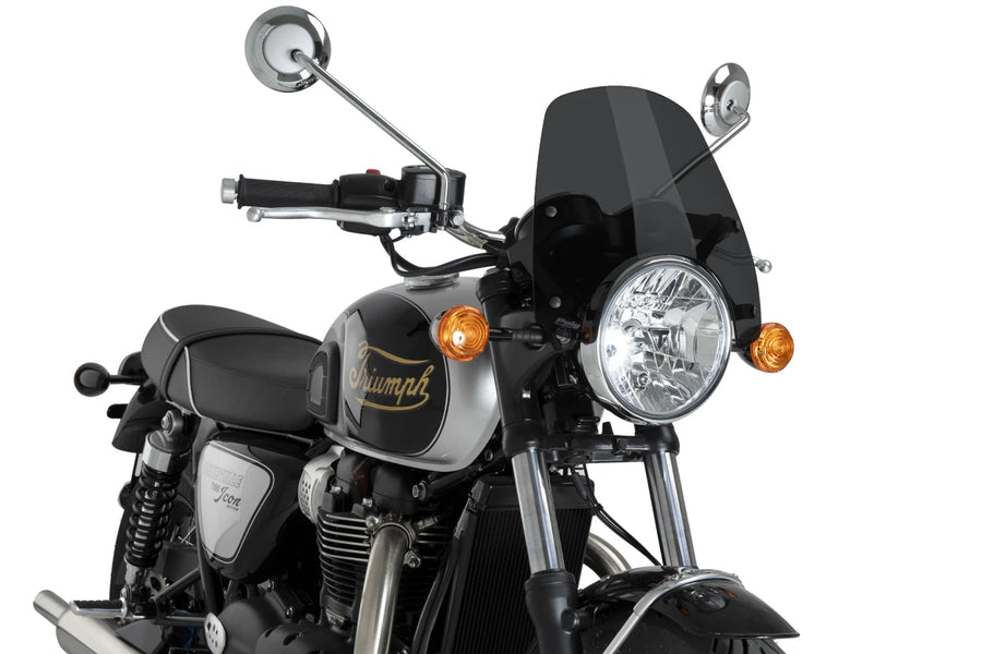 TRIUMPH BONNEVILLE T 120 BLACK [2025] – touring screen – heavily tinted