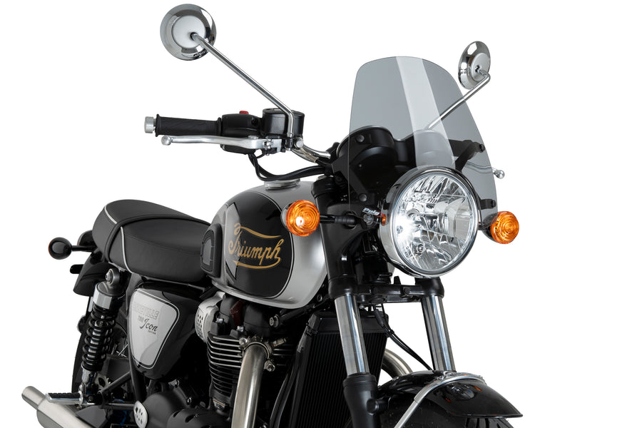TRIUMPH BONNEVILLE T 120 BLACK [2025] – Z-Racing screen – heavily tinted