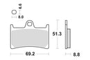 YAMAHA NIKEN 900 NIKEN GT 900 [2018-2022] - Dual Sinter brake pads