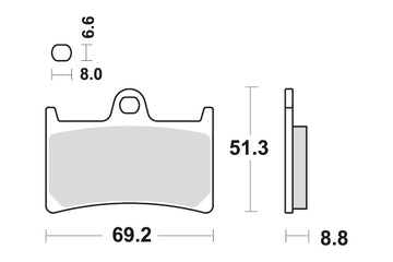 YAMAHA YZF R [2022-2023] - Dual Sinter brake pads