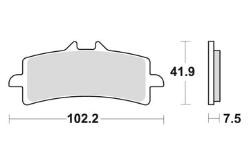 KAWASAKI NINJA H2 SX [2019-2021] - Dual Sinter brake pads