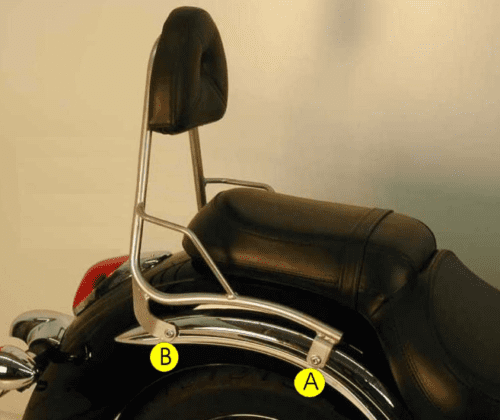 Kawasaki VN 900 CLA [2006-2017] - Sissybar without luggage bridge