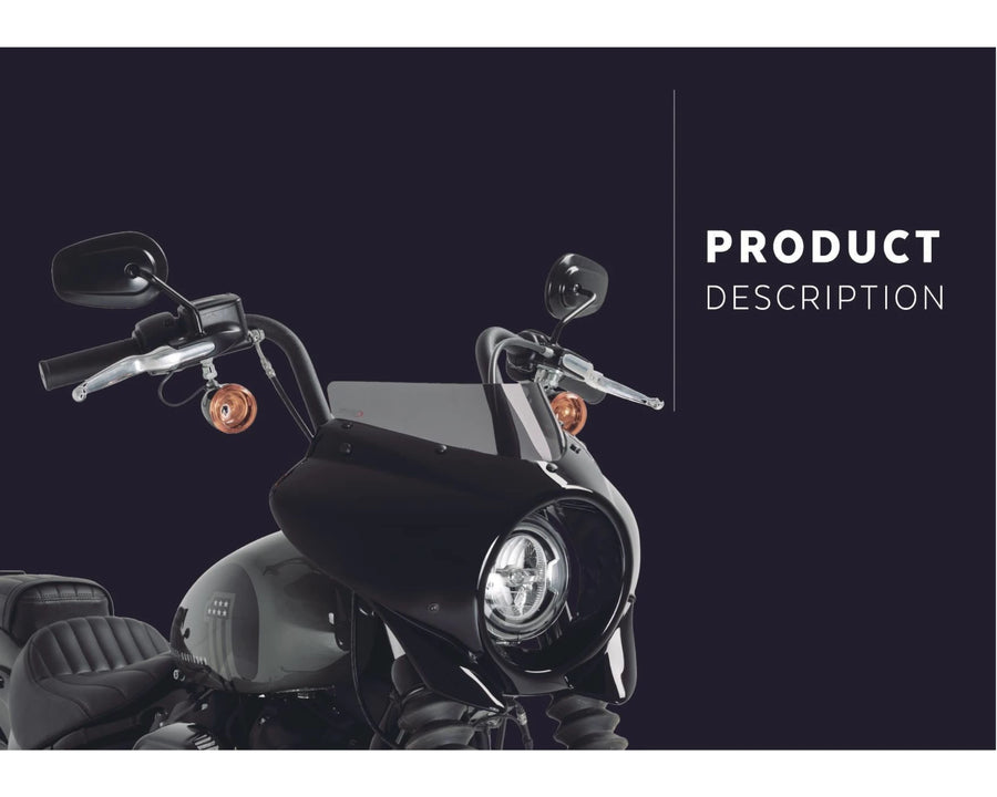 HARLEY DAVIDSON SOFTAIL STREET BOB FXBB [2019] – Mirage – Transparent