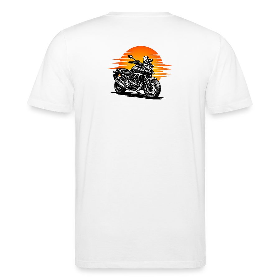 Honda nc 700 [T-Shirt] - Sunset Split - Back Print