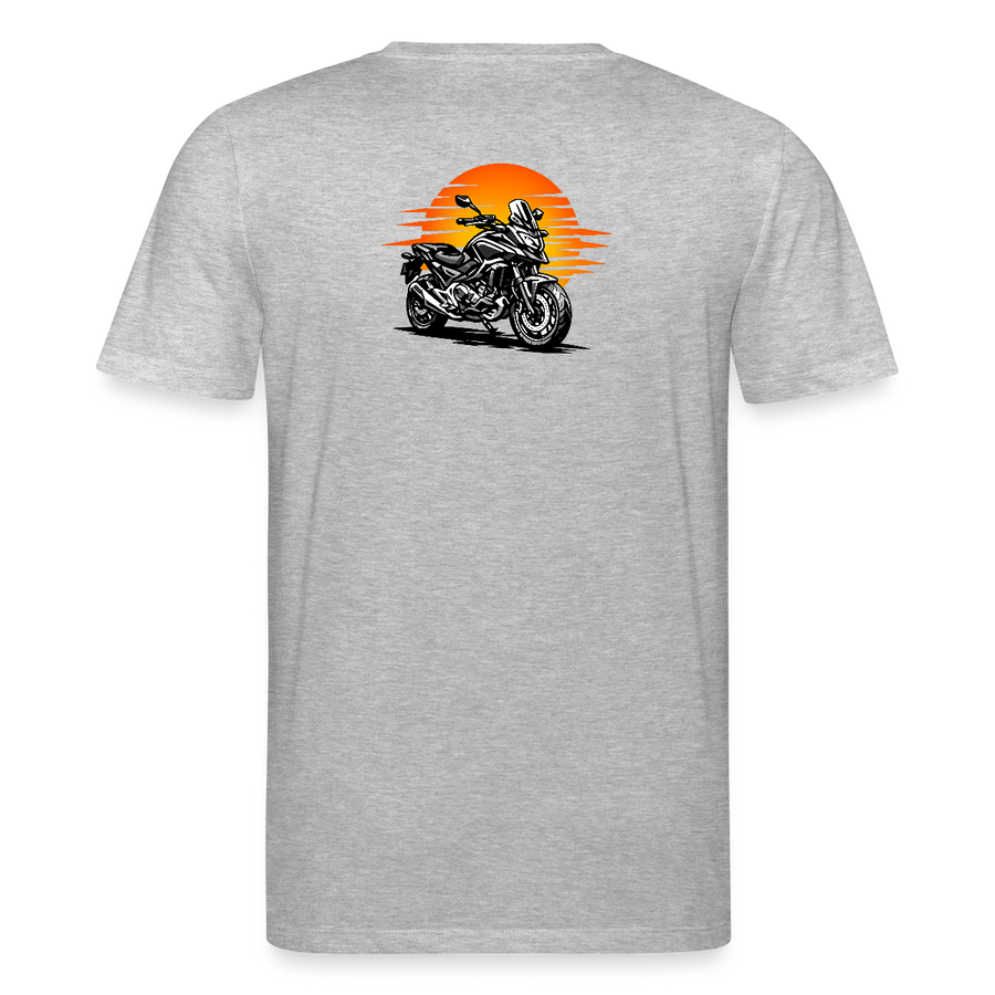 Honda nc 700 [T-Shirt] - Sunset Split - Back Print