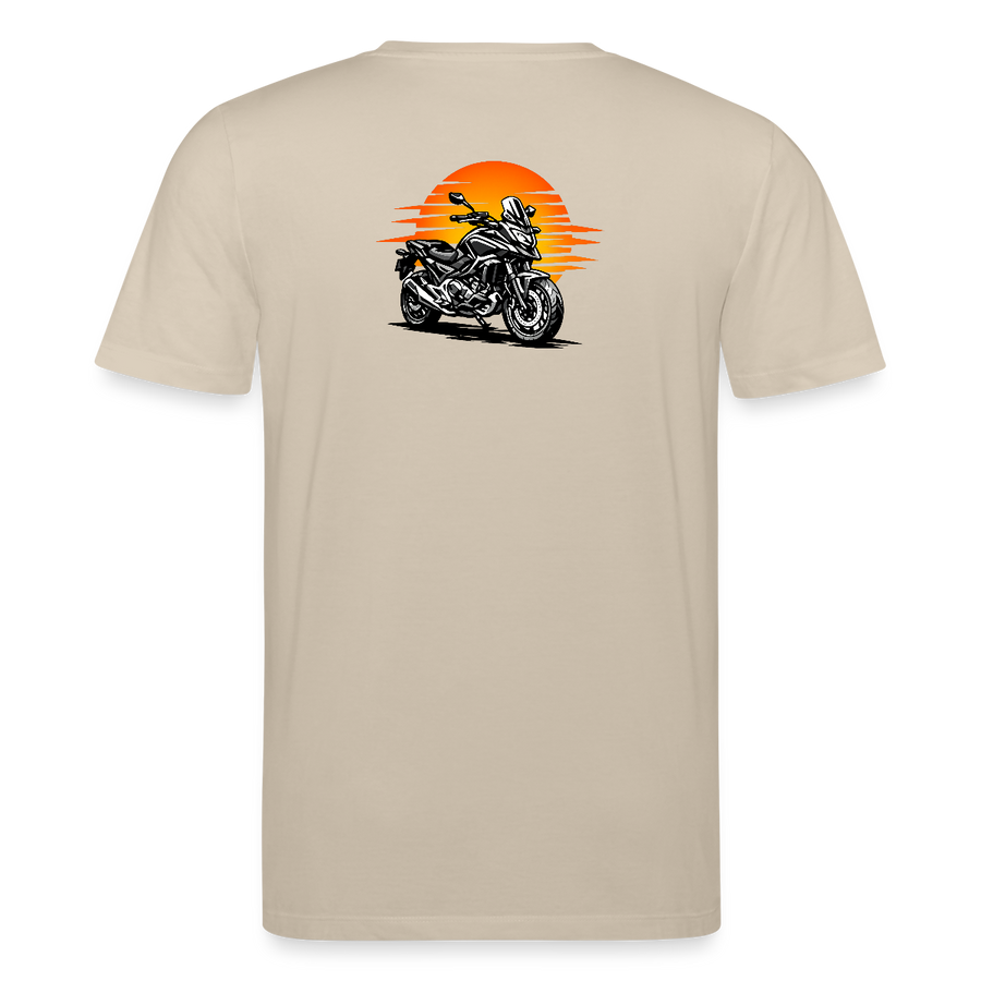 Honda nc 700 [T-Shirt] - Sunset Split - Back Print
