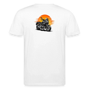 Honda nc 700 [T-Shirt] - Sunset Split - Back Print