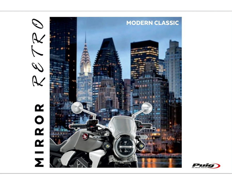KTM 890 DUKE R [2025] – Retro rearview mirror – Anodized aluminum