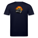 Honda nc 700 [T-Shirt] - Sunset Split - Back Print