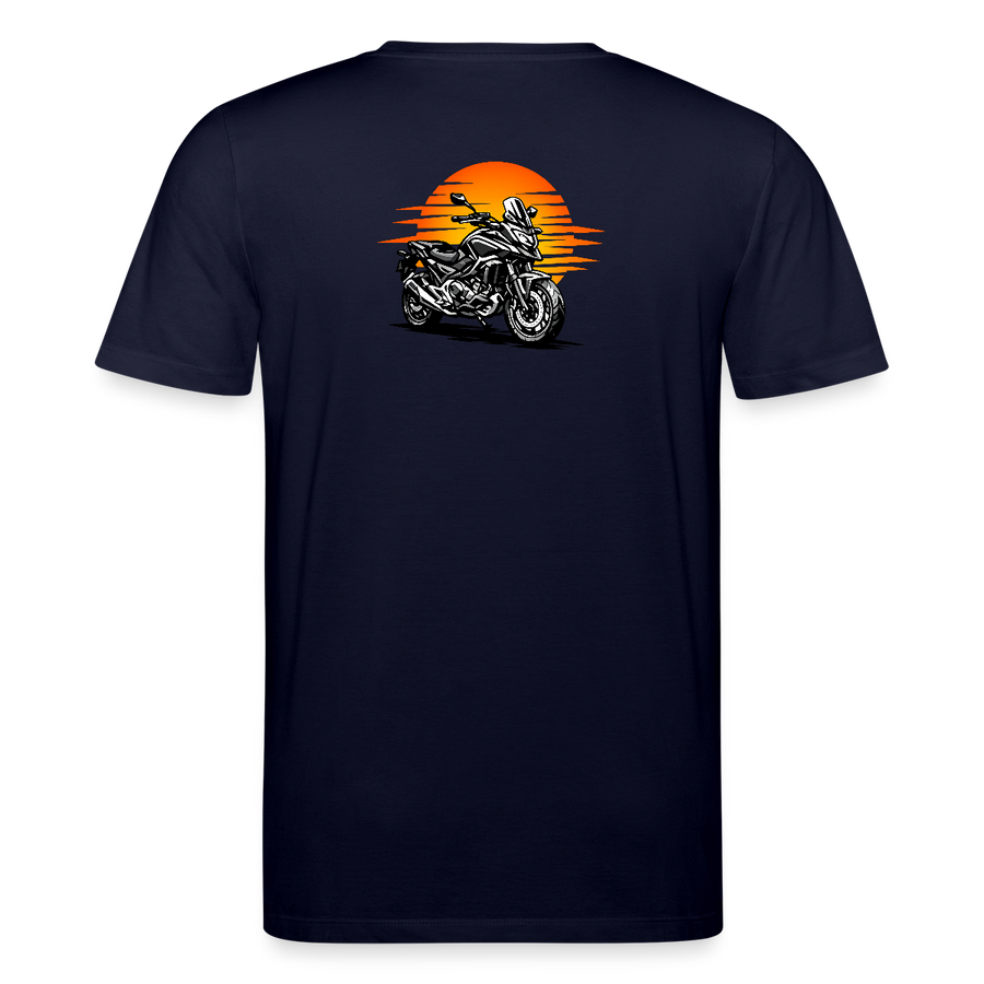 Honda nc 700 [T-Shirt] - Sunset Split - Back Print