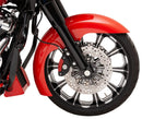 harley davidson softail street bob fxbb [KLOCK WERKS] - Hugger Series front fender with mounting blocks for Softail/Dyna-3