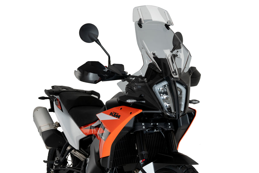 KTM 890 ADVENTURE R [2025] – touring screen with spoiler screen – transparent