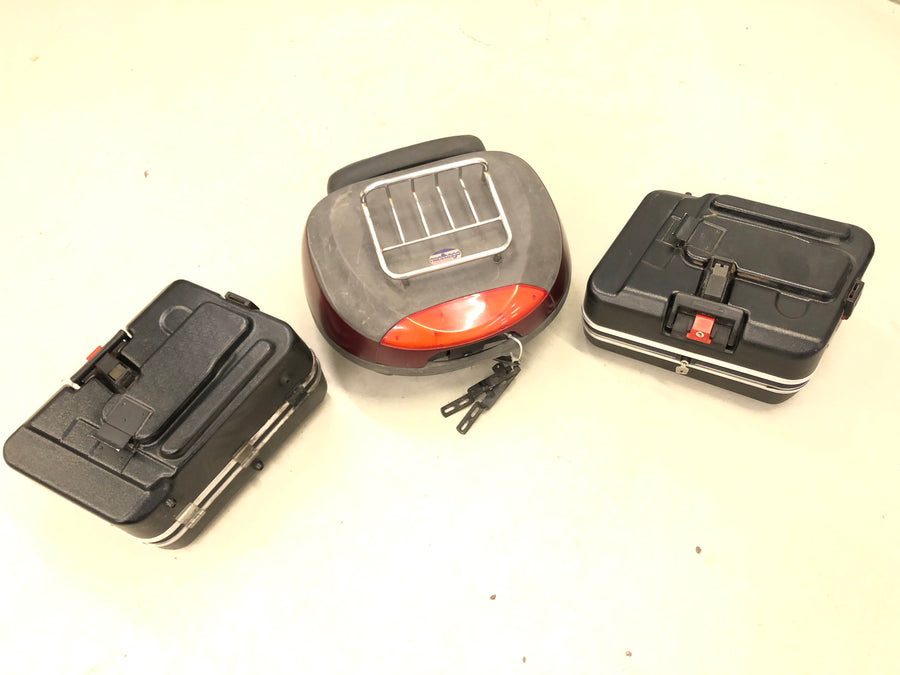 Honda GL 500 SILVERSCHING PC02 - suitcase set suitcase top case with bracket