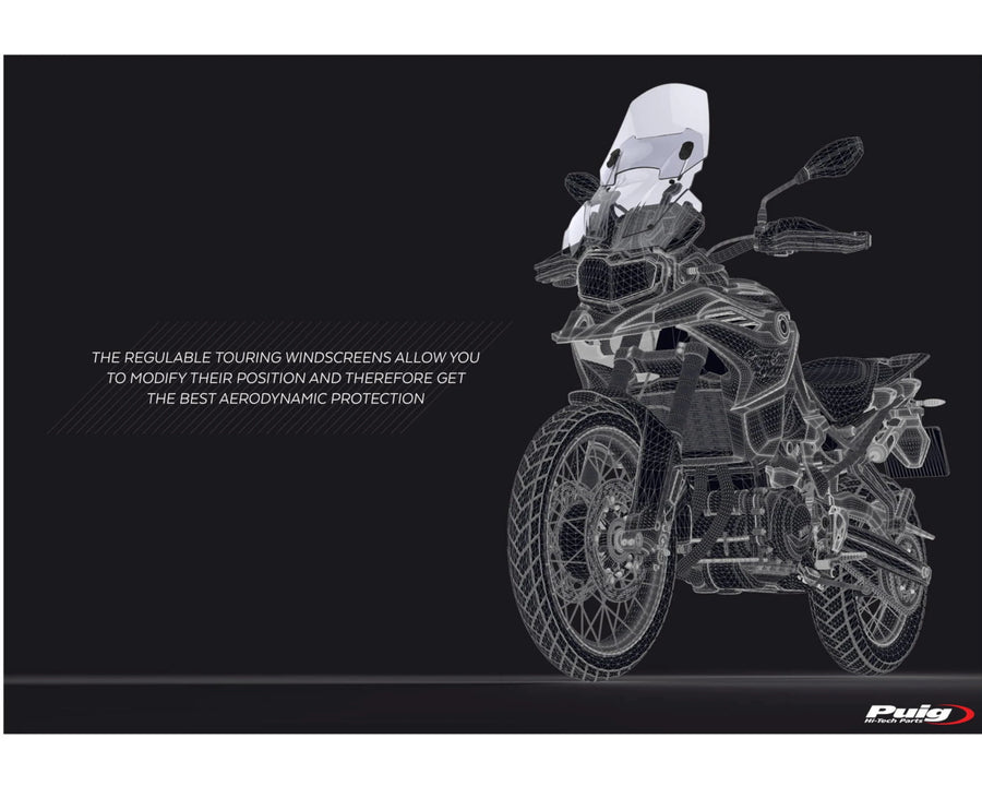 BMW F 750 GS [2024] – Adjustable windshield – Tinted