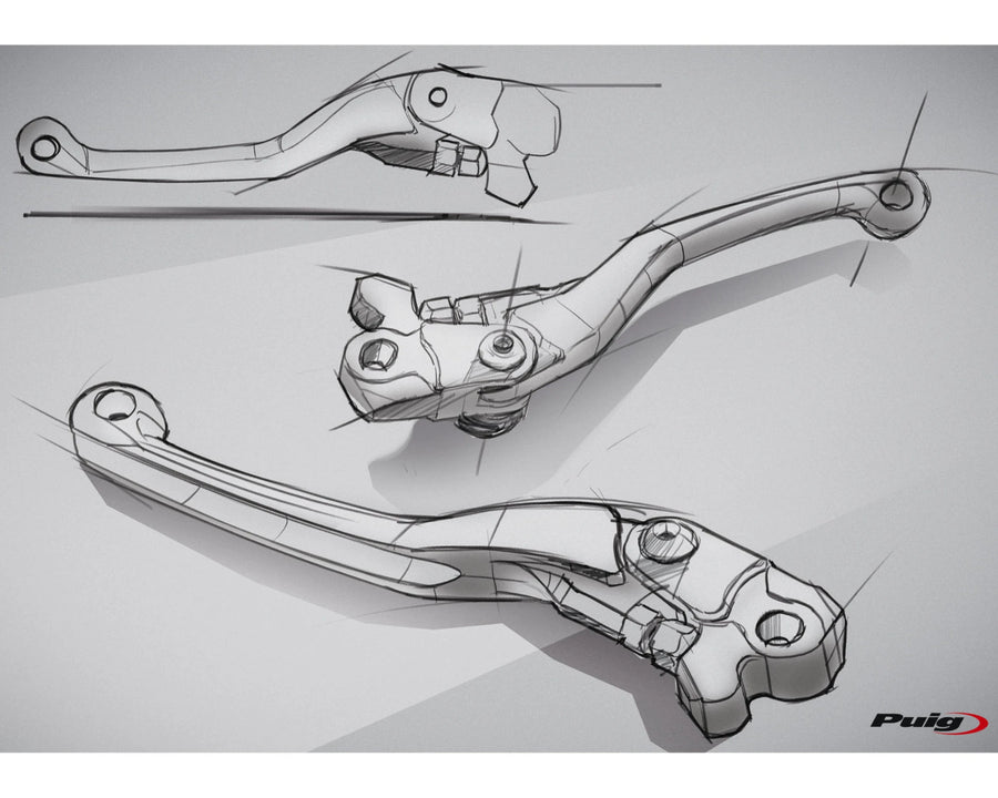 KAWASAKI KX 250 F [2024] – Off-road levers – black