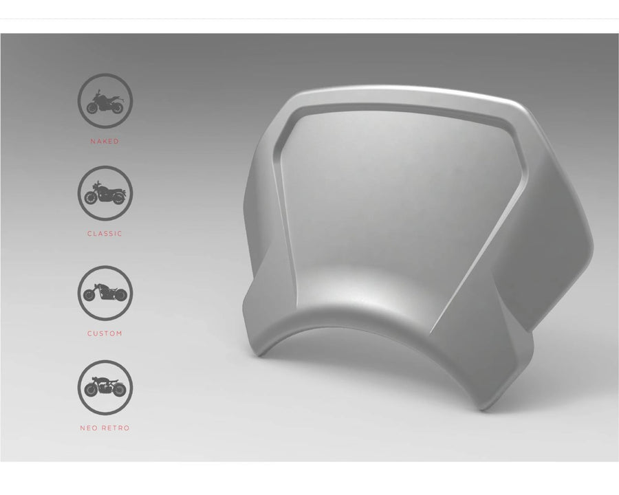 KAWASAKI ELIMINATOR 500 SE [2025] – ALU faceplate – silver