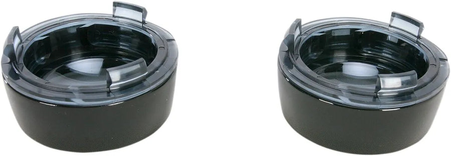 Harley-Davidson Sportster S [Kuryakyn]-deep-drawn decorative rings with glass for bullet indicators