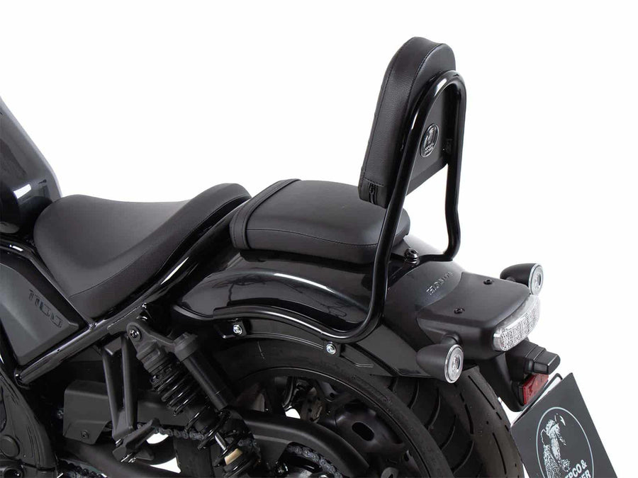 Honda CMX 1100 Rebel [2021-2024] - Sissybar without luggage bridge black gloss pipe version