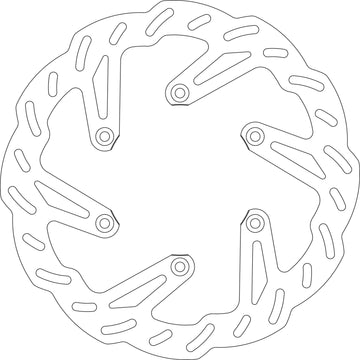 GAS GAS EC 200 [2000-2016] - Front brake disc
