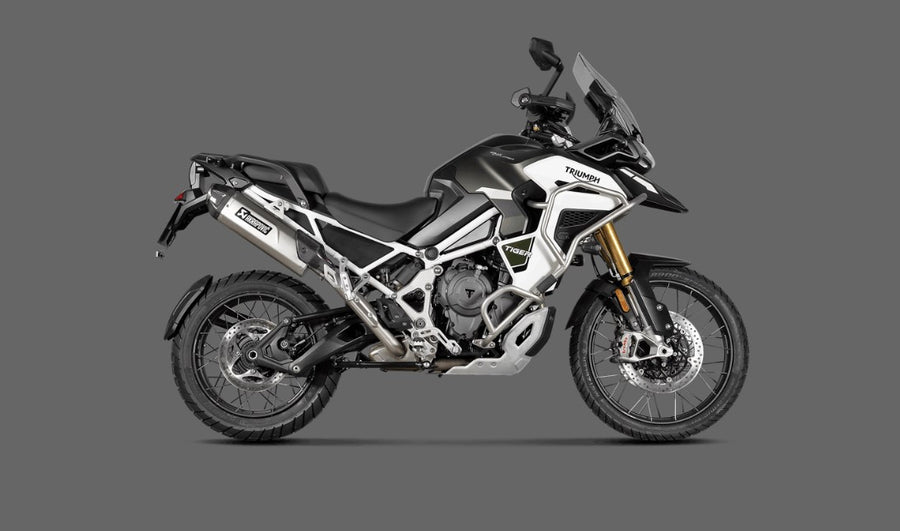 TRIUMPH TIGER 1200 RALLY EXPLORER [2022-2024] - Slip-On Exhaust System (Titanium)