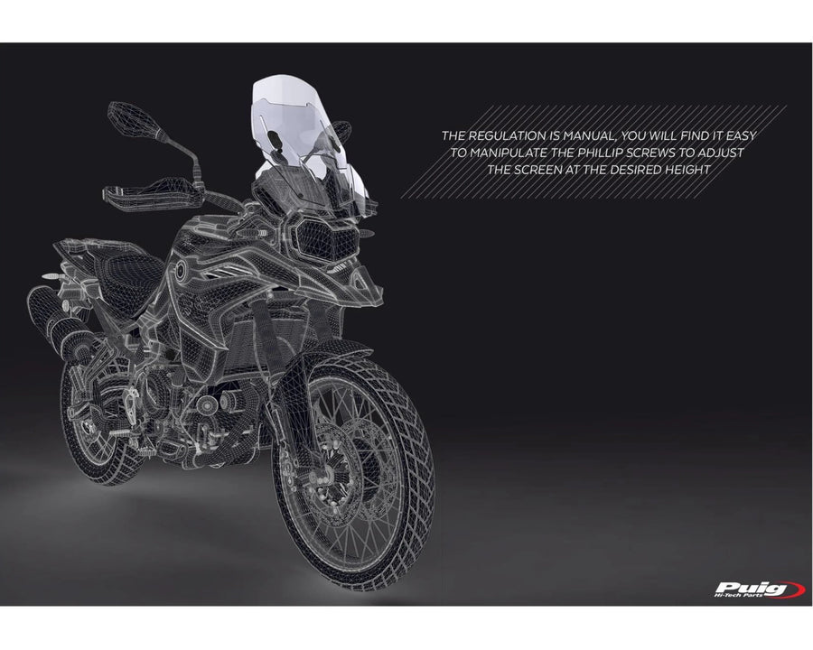 BMW F 750 GS [2024] – Adjustable windshield – Tinted