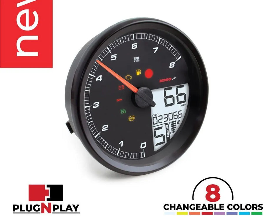 harley davidson flstc [KOSO NORTH AMERICA] - HD-05 gauge for Harley Davidson