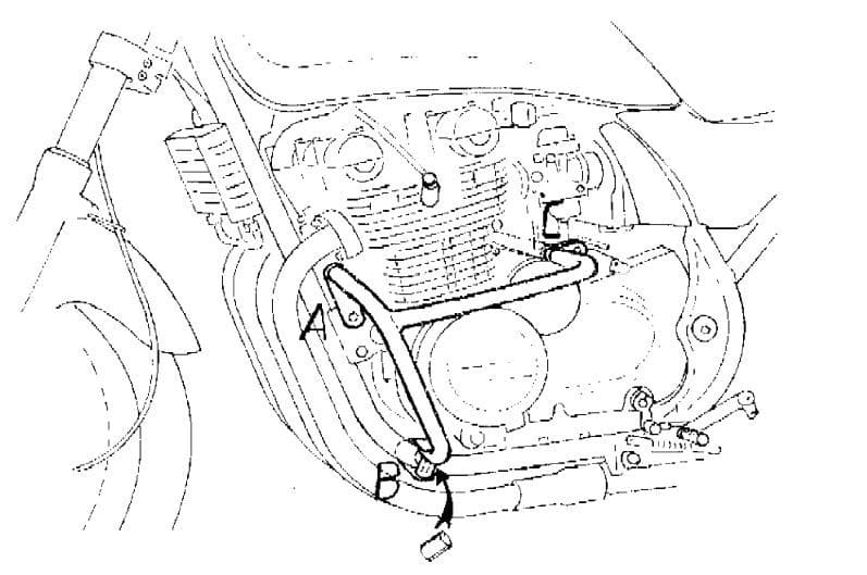 Kawasaki Zephyr 750 [1991-1999] - Motor protection bar