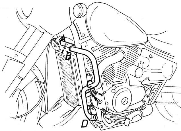 Suzuki VZ 800 Marauder [1996-2003] - motor protection bar