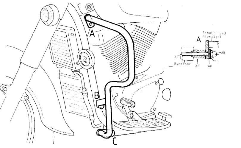Suzuki VL 1500 Intruder [1998-2007] - motor protection bar