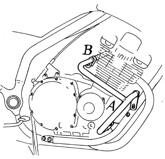 Yamaha XJ 900 S Diversion [1994-2003] - Motor protection bar