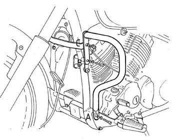 Yamaha XVS 650 Drag Star [1996-2003] - motor protection bar