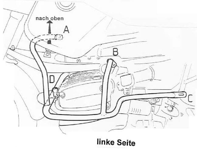 BMW R 850 GS [1994-2000] - motor protection bar