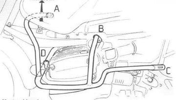BMW R 1150 GS [2000-2004] - motor protection bar