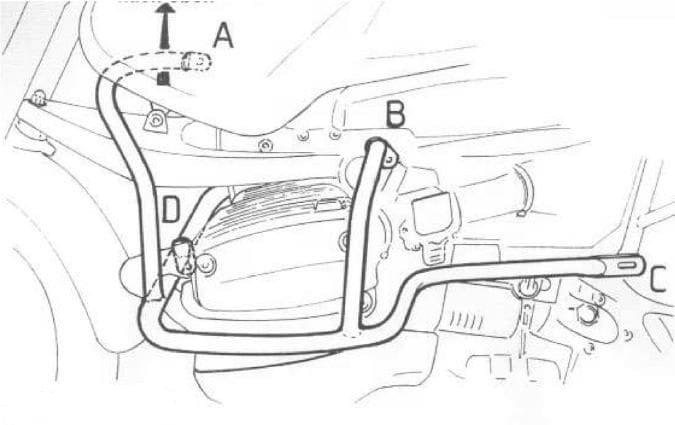 BMW R 1150 GS Adventure [2001-2005] - motor protection bar