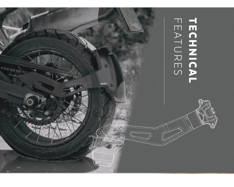 BMW F 750 GS [2024] – Single Swingarm Fender – Matt Black