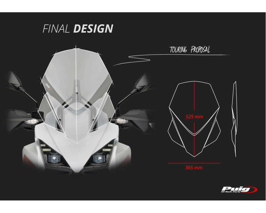 MOTO MORINI X-CAPE 700 [2024] – Touring Screen – Transparent
