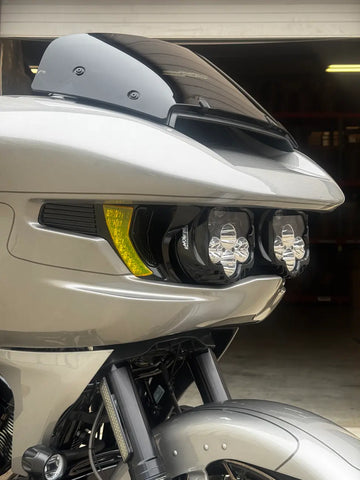 harley-davidson road glide st [CUSTOM DYNAMICS] – Shark Demon® integrated front turn signal vents - 0