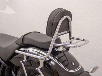 BMW R 18 (OL11) 2021- [2021] - Sissy bar made of pipe with pillows and luggage rack