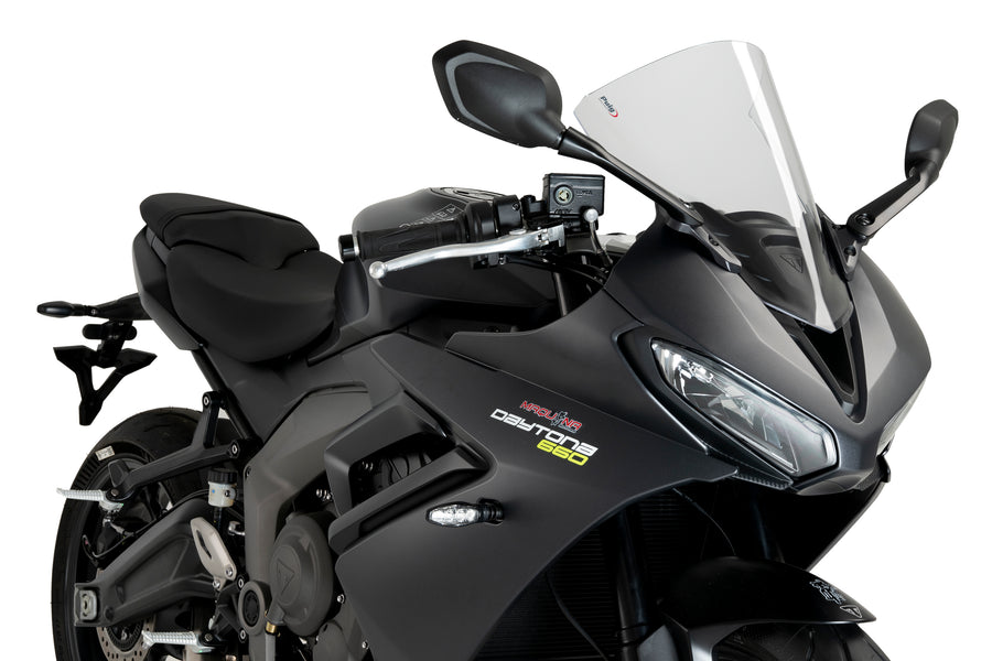 TRIUMPH DAYTONA 660 [2025] – R-Racer screen – heavily tinted