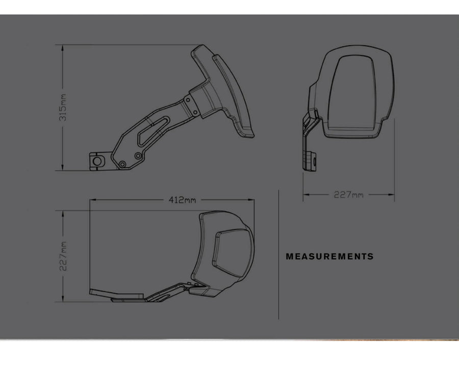 BMW F 750 GS [2024] – Single Swingarm Fender – Matt Black