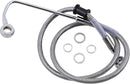 harley davidson fxsb [DRAG SPECIALTIES] - Extended stainless steel brake line-2