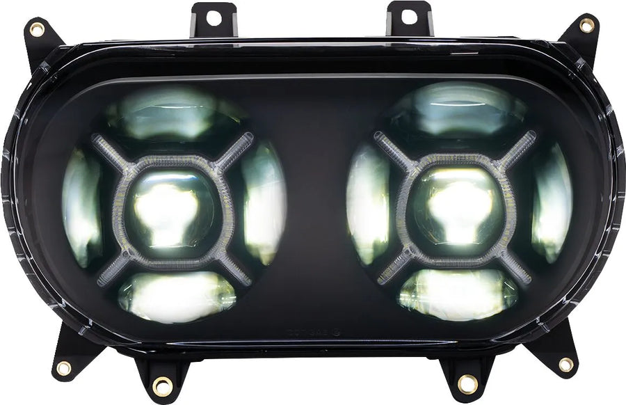harley davidson fltruse [CUSTOM DYNAMICS] – Double-X LED headlight
