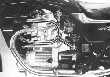 Honda CX 500/650 (also E + C) + GL 500/650 with aluminum radiator cover - protective bar