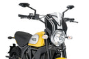 DUCATI SCRAMBLER 800 ICON DARK [2025] – RetroVision Windshield Visor – Tinted-48