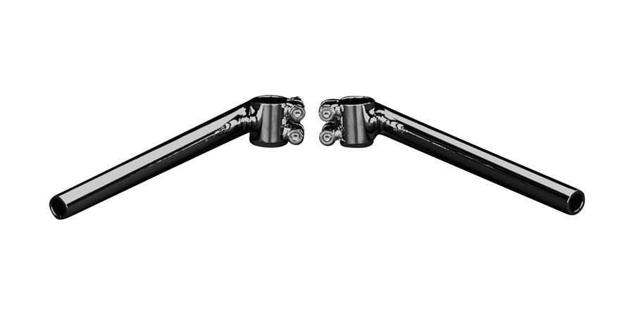 Handing Ø 22 (7/8 ") - handlebar fum with clamp -wide Ø 38 mm, black