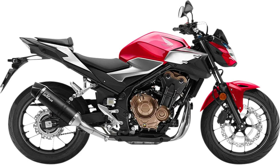 honda cb 500 hornet [LEOVINCE] – LV One Evo carbon rear silencer