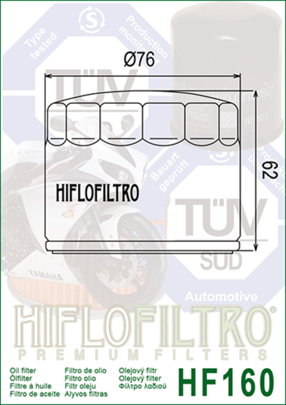 BMW K 1200 GT [HiFlofiltro] - oil filter