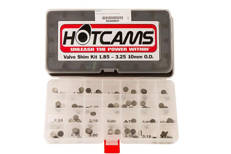 Ktm 950 Sm [HOT CAMS] - valve discs Ø10.0x1.85 to 3.25mm - set of 5 pieces.